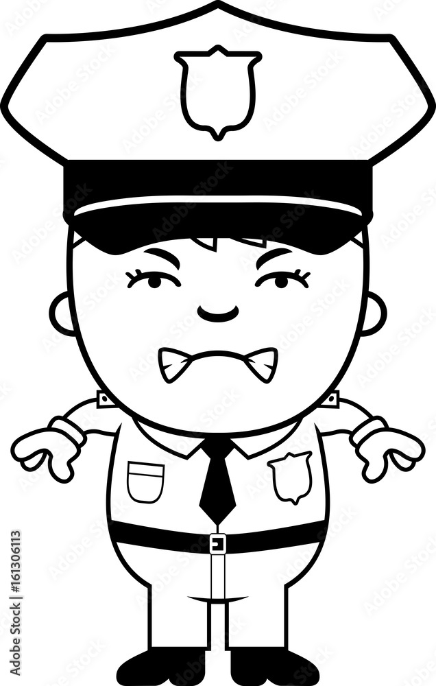 Angry Police Officer