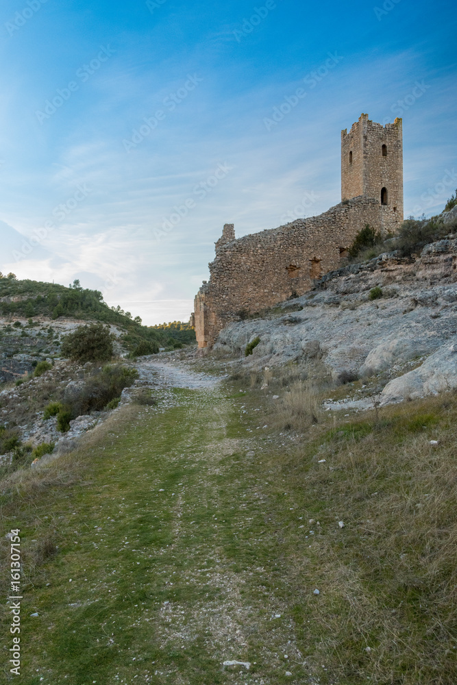 The ruin of a medieval watchtower The ruin of a medieval watchtower