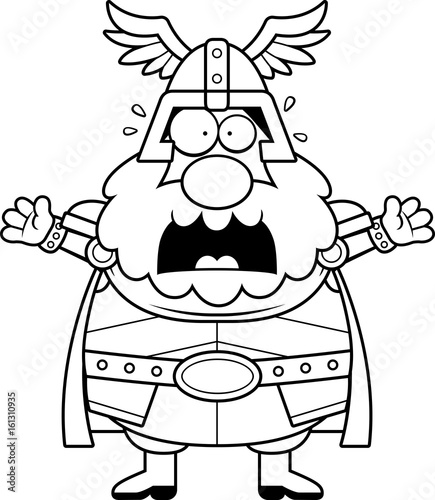 Scared Cartoon Thor