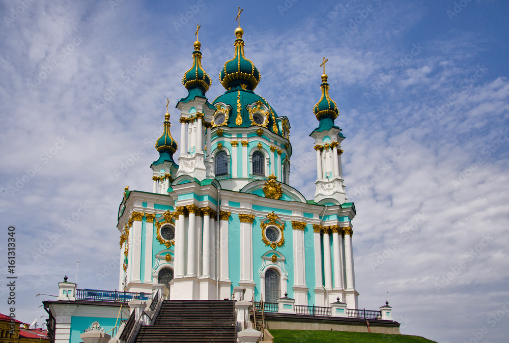 The Saint Andrew`s Church Kiev Ukraine
