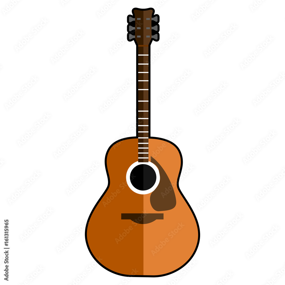 Obraz premium Isolated guitar icon