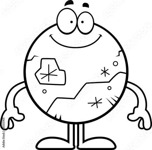 Happy Cartoon Pluto