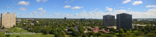 Detroit suburbs panoramic
