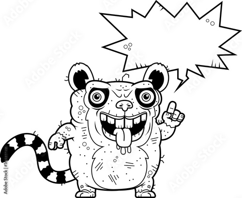 Ugly Lemur Talking