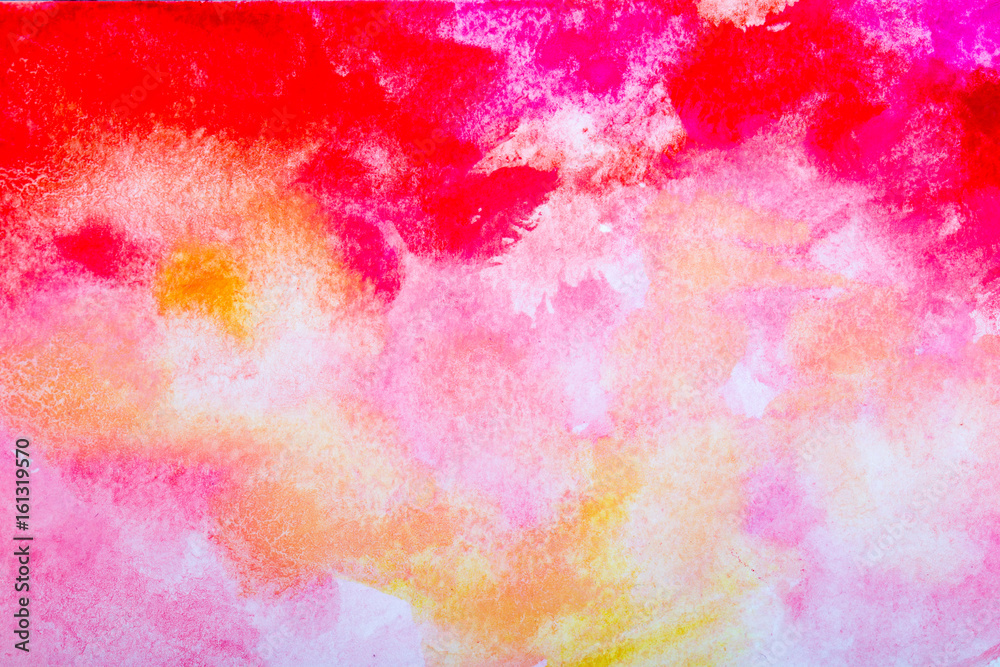hand drawn watercolor background. Aquarelle colorful texture