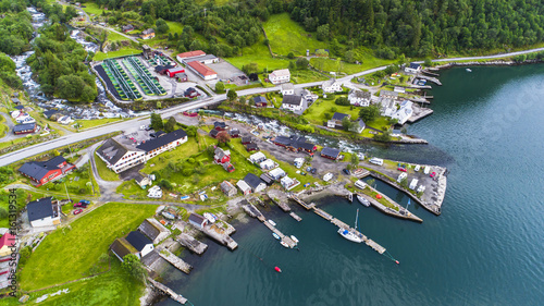Sundal village. Norway. photo