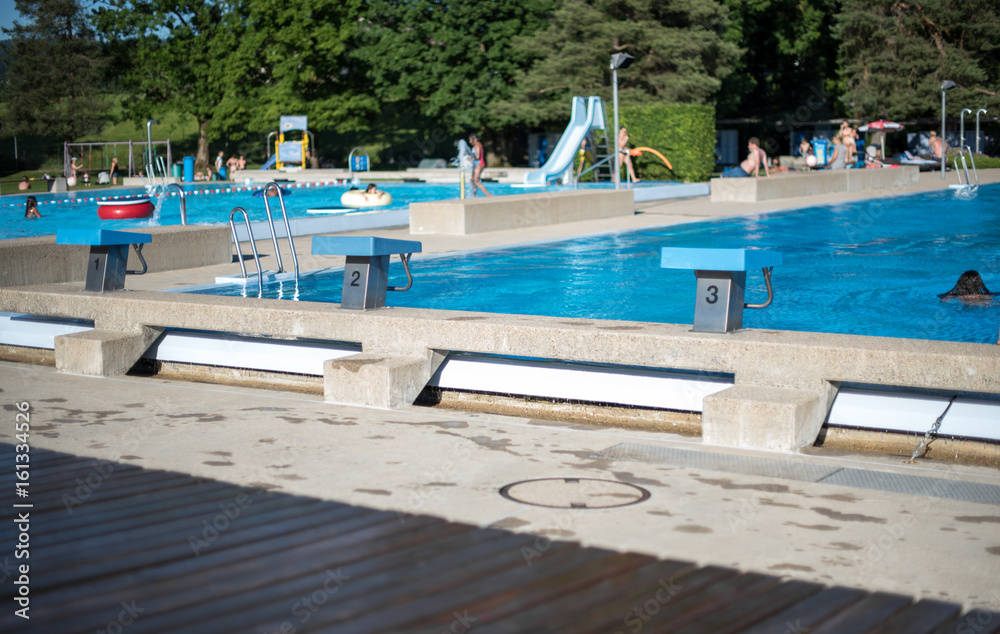 Fototapeta premium Outdoor swimming pool