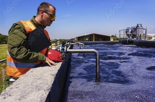 Surveilance of filtering industry waste water