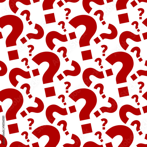 seamless question pattern and background vector illustration