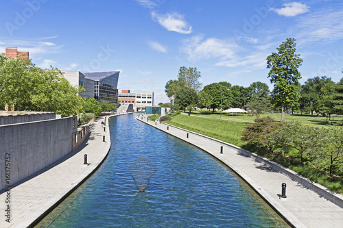 Central canal in Indianapolis, Indiana © Coy St. Clair