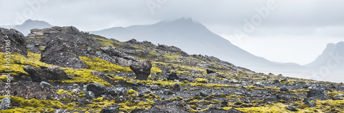 Canvas Print Lava rocks