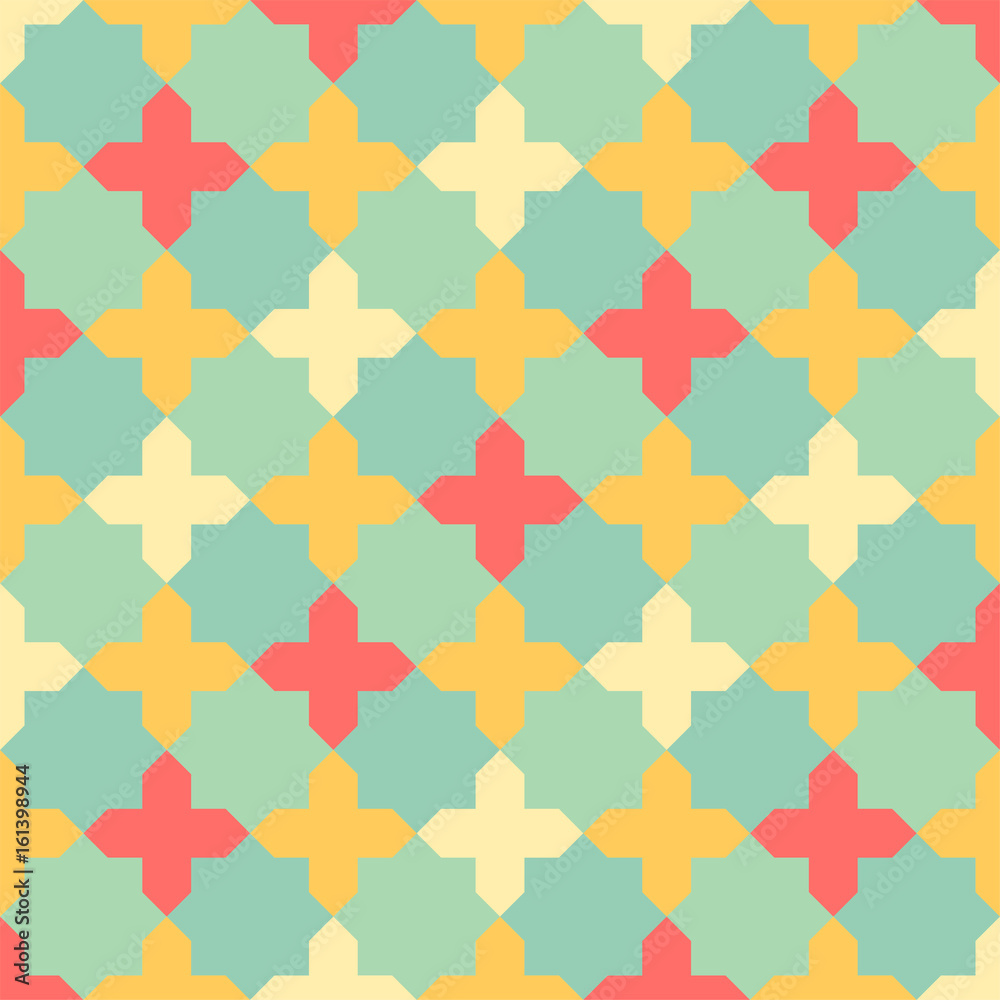 Fototapeta abstract pastel color tone geometric patterns background