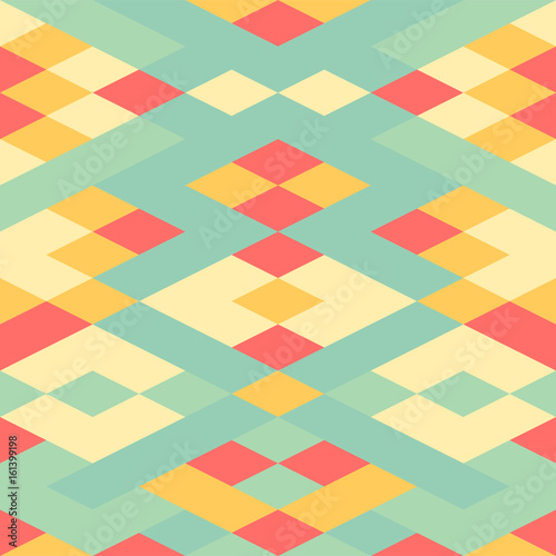 abstract pastel color tone art deco geometric patterns background