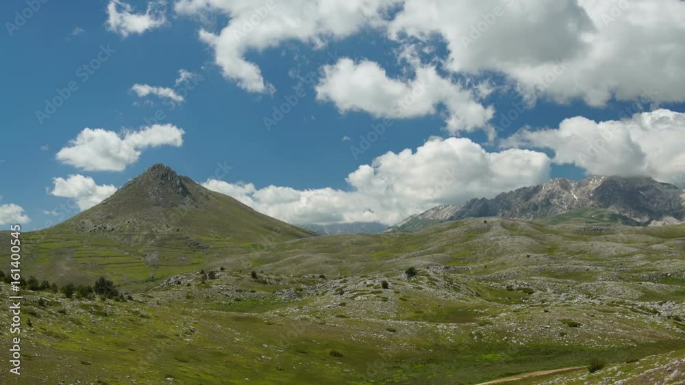 Timelapse video of mountains in summer, HD Timelapse video of mountains in summer, HD