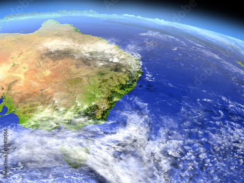Photos East coast of Australia from space