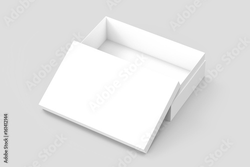 blank paper box