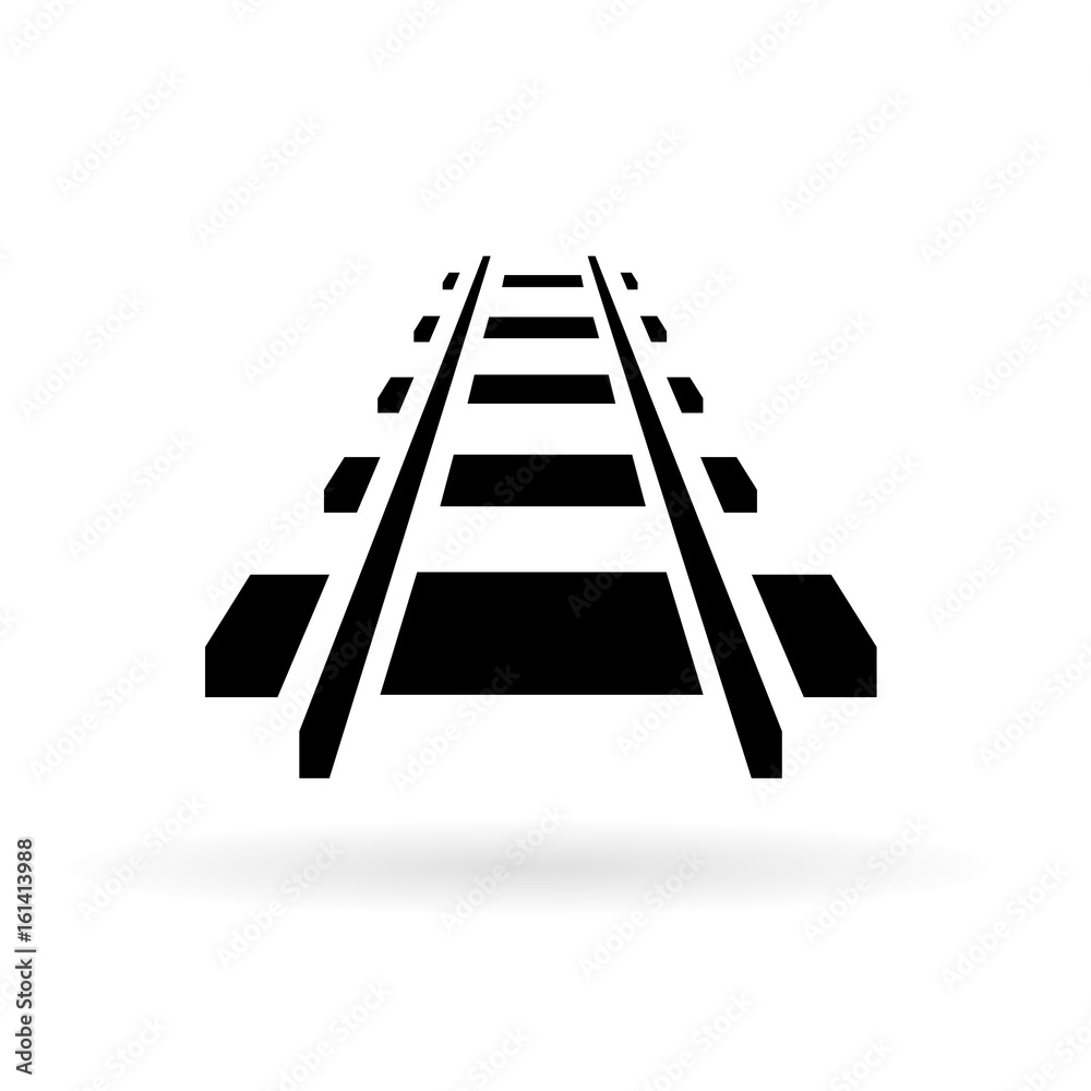 Railway icon, vector design Railway icon, vector design