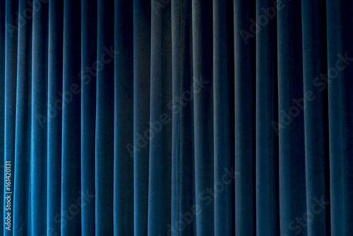 Blue Curtain for Theater Themes and Backgrounds