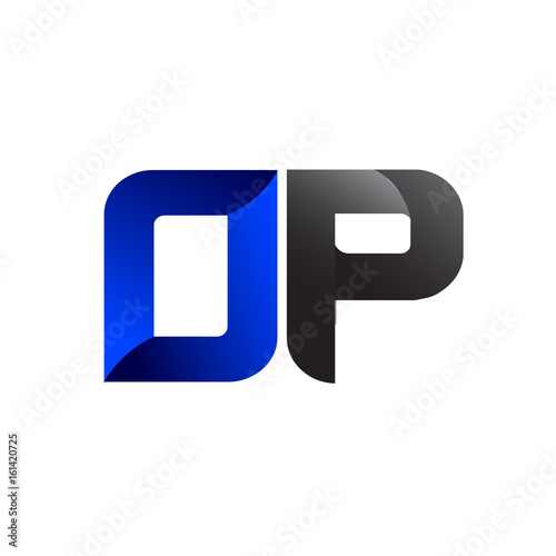 Free Download Modern Simple Initial Logo Vector Blue Grey op - GFXLoad