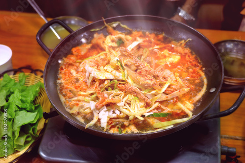 Korean hot pot to try when you go to South Korea.