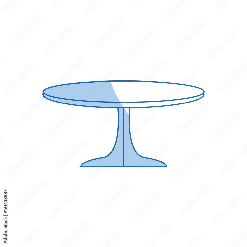 round table wooden brown furniture icon vector illustration round table wooden brown furniture icon vector illustration