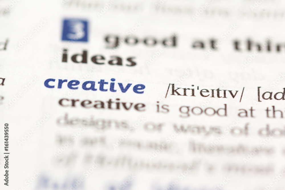 Fototapeta premium Dictionary definition of word