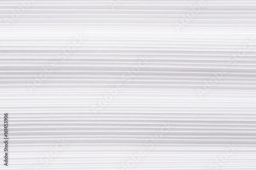 Striped halftone wavy white paper texture, abstract background.