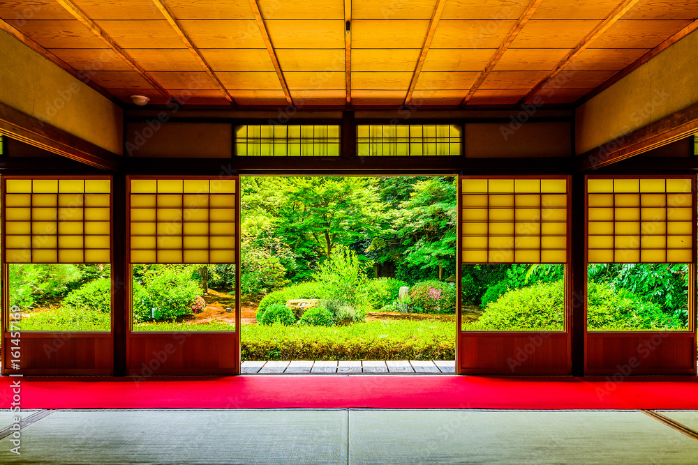 Naklejka premium Obraz w stylu japońskim z Kioto