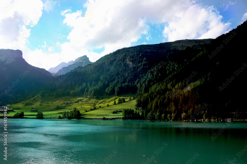 Lake in Switzerland