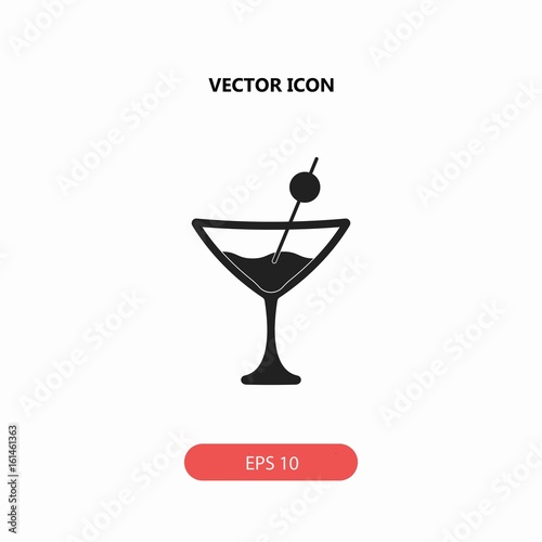 cocktail vector icon