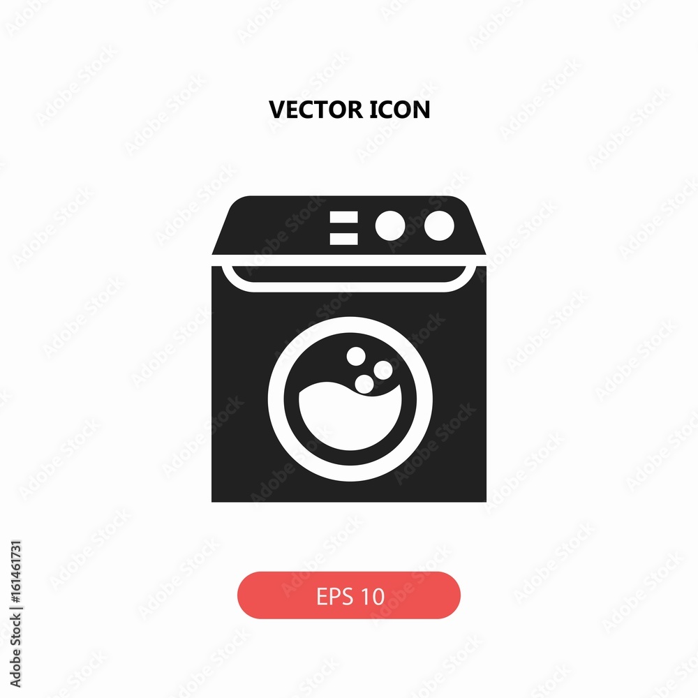 washing machine vector icon