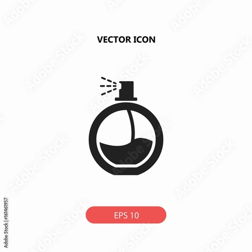 perfume spray container vector icon