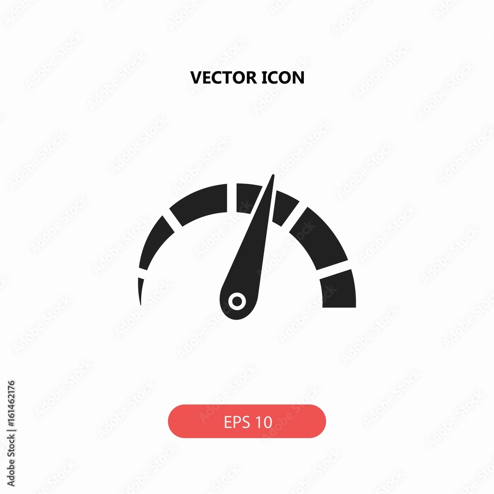 speedometer vector icon speedometer vector icon