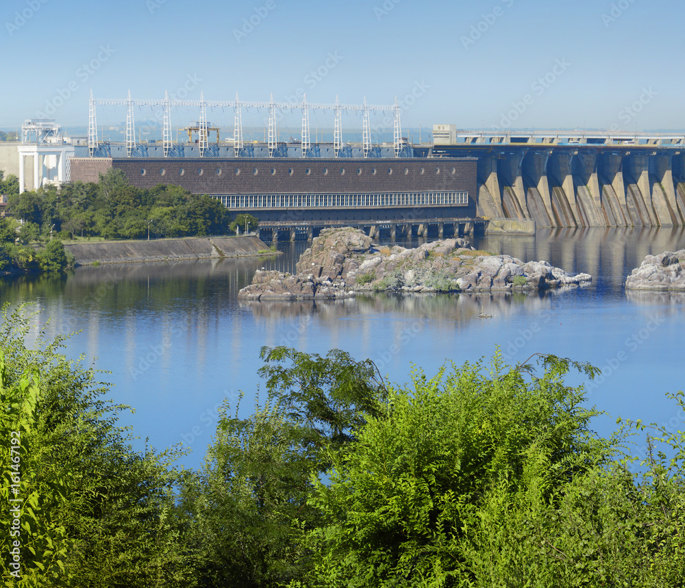 Dnieper hydroelectric station in Zaporozhye