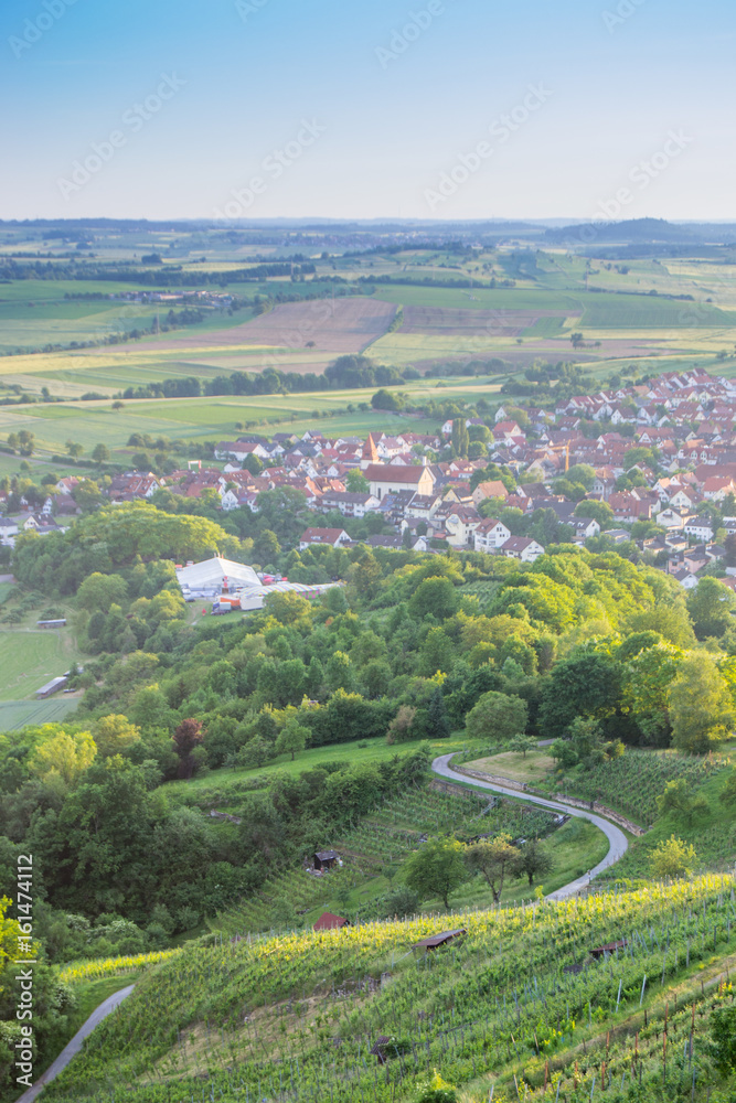 View of the Village Wurmlingen, Germany