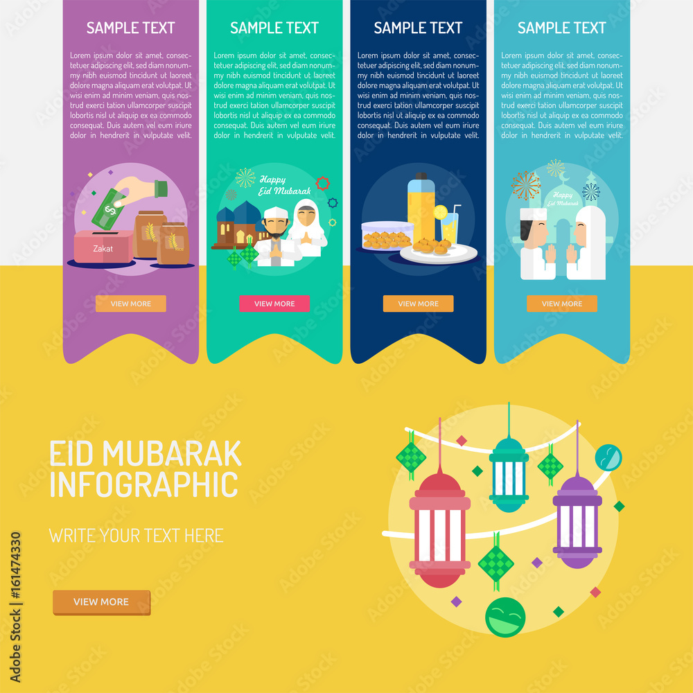 Eid Mubarak Infographic