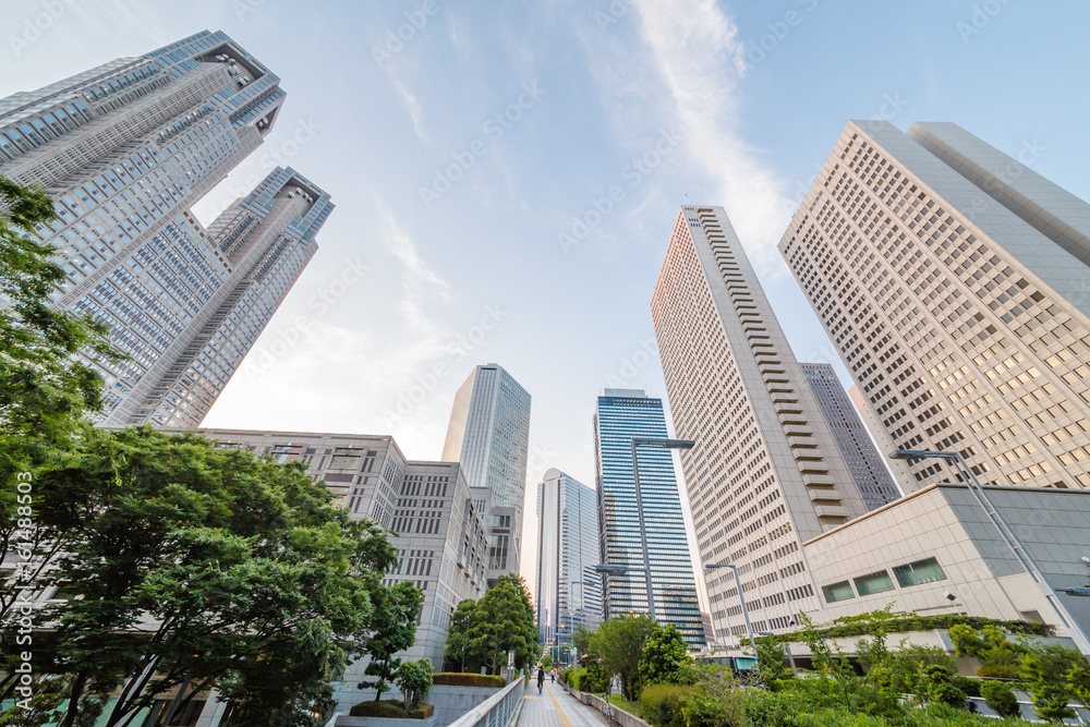 Naklejka premium 東京の空