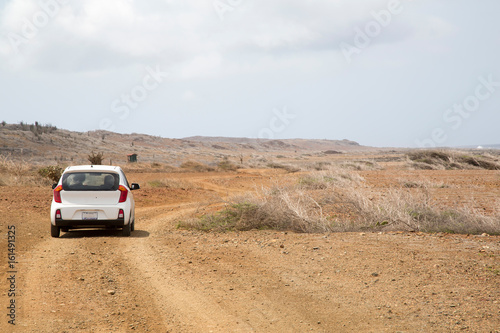Auto in der Wüste - Curacao - Shete Boka National Park 