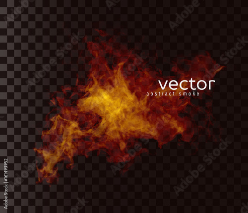 Vector illustration of smoky shape.