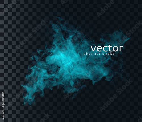 Vector illustration of smoky shape.
