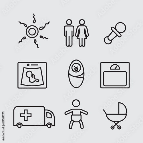 Pregnancy and baby vector