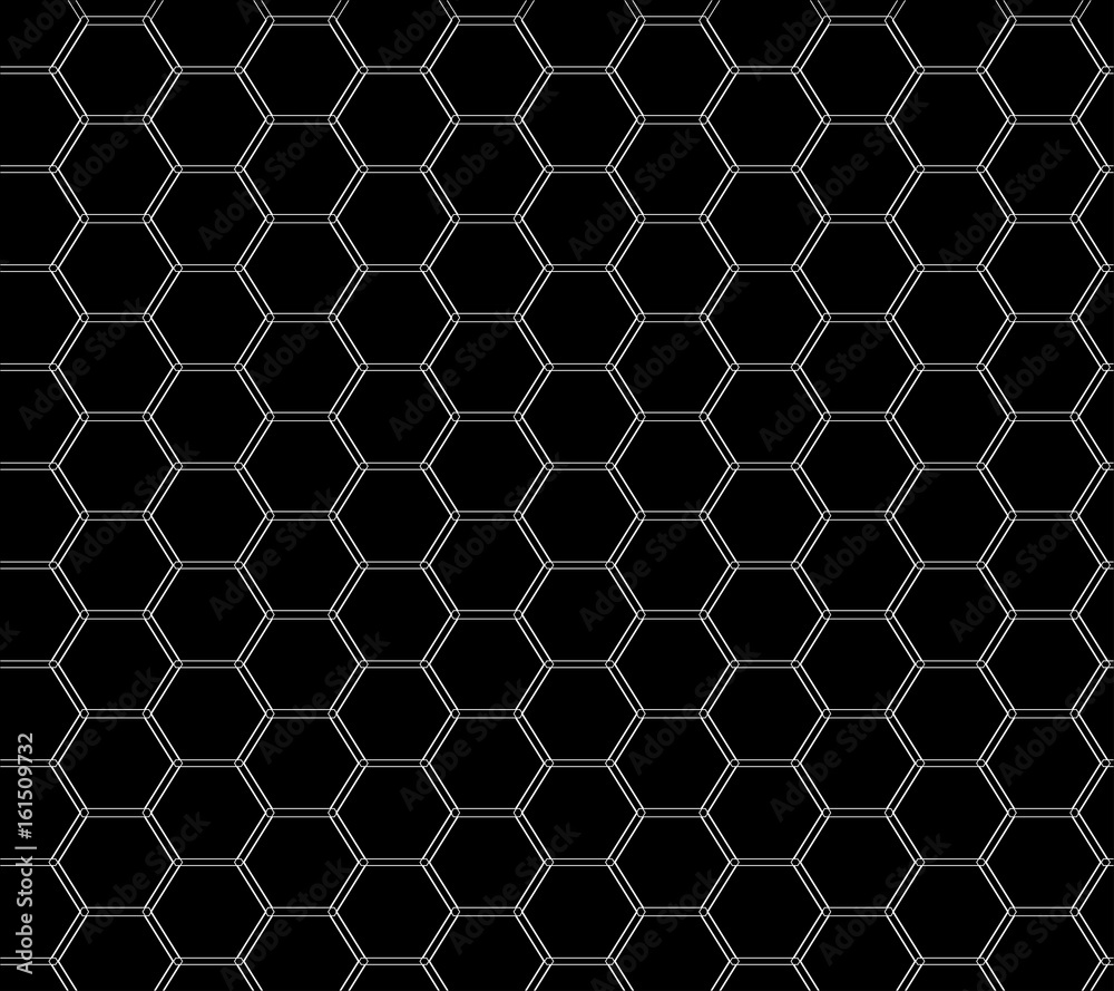 Fototapeta premium Honeycomb seamless pattern