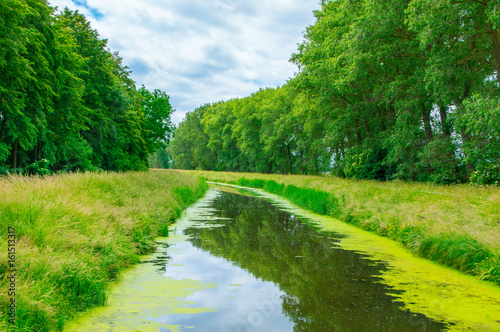 Landscape view with Herring channel near Gdansk in Poland. © Robson90