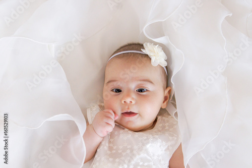 Baby Girl in White