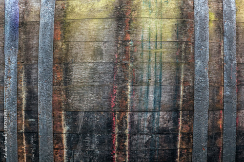 Wallpaper Mural Old grunge vintage beer barrel, wood retro background Torontodigital.ca