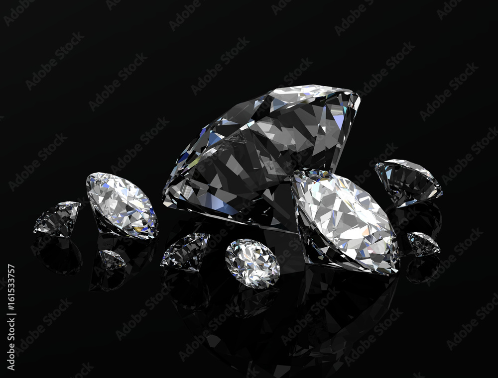 diamond jewel (high resolution 3D image) diamond jewel (high resolution 3D image)