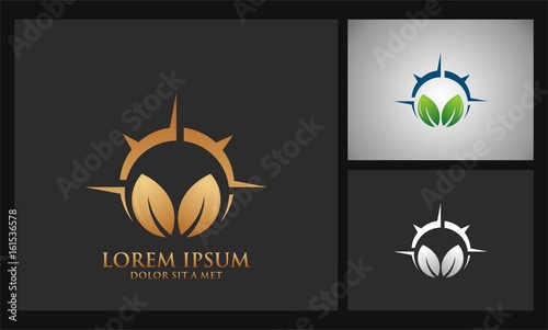 leaf organic navigation logo