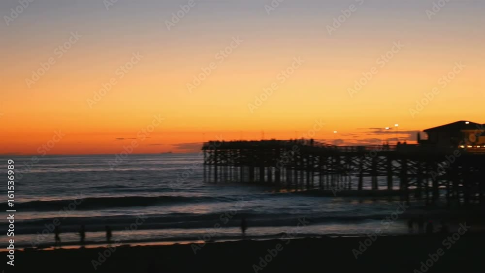 High quality video of sunset in California in 4K High quality video of sunset in California in 4K