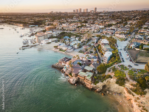 Aerial of Newport Beach Corona Del Mar photo