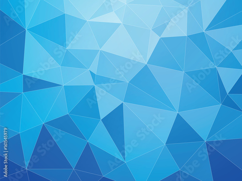 Naklejka niebieski geometryczny wzór abstrakcyjny z białymi liniami